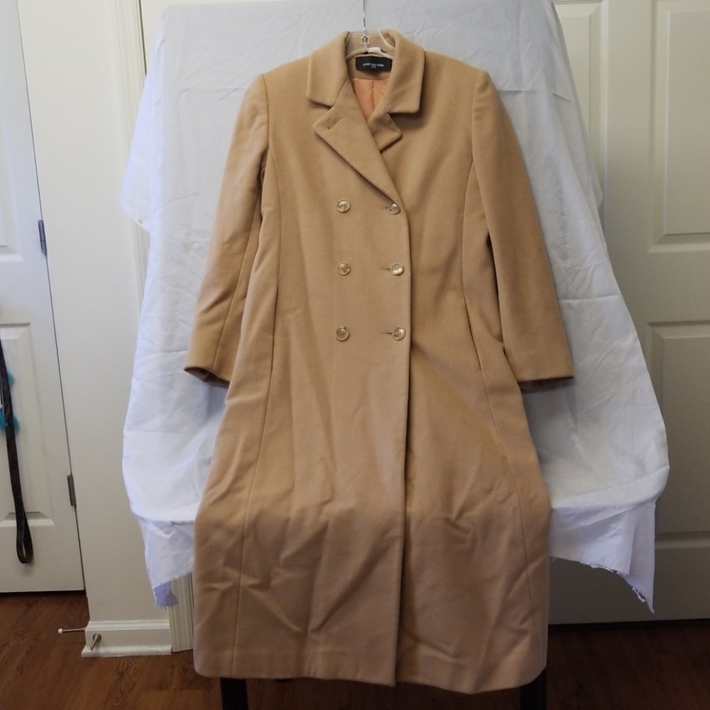 Jones New York wool maxi coat vintage 8p